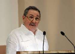  El presidente de Cuba recibio este lunes a congresistas estadounidenses